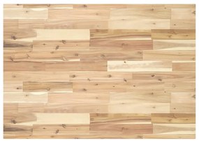 vidaXL Tampo de secretária 80x70x4 cm acácia maciça não tratada