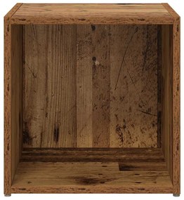 Armários de TV - 4 pcs - Madeira Velha - 37 x 35 x 37 cm - Madeira de