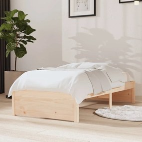 Estrutura cama pequena solteiro 75x190 cm madeira maciça
