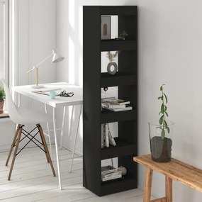 vidaXL Estante/divisória 40x30x166 cm preto