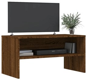 Móvel de TV 80x40x40 cm derivados de madeira carvalho castanho