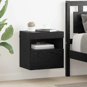 vidaXL Gabinetes de TV na Parede 2 pcs Carvalho Preto 40 x 30 x 40 cm