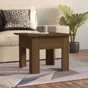 vidaXL Mesa de centro derivados de madeira carvalho castanho