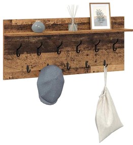 Cabideiro de Parede Madeira antiga 100 x 40 x 12 cm