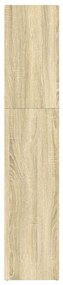 Estante 80x30x152 cm derivados de madeira carvalho sonoma