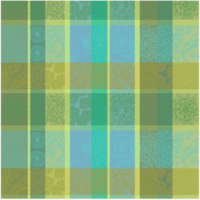 Toalha de mesa em jacquard Mille Petales Chlorophylle