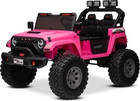 Jipe elétrico para crianças OFFRIDE 4x4 2 Lugares 24V bateria de litio, Rodas Grandes EVA com suspensão nas rodas traseiras, controlo remoto, luzes LE