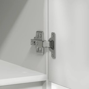 Aparador com gavetas 71x35x84 cm derivados de madeira branco