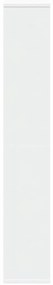 Estante 60x20x120 cm derivados de madeira branco