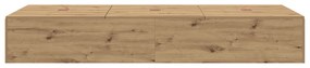 Estrado de Cama vidaXL em Carvalho Artesanal 90x200 cm