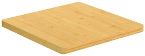 Tampo de mesa 50x50x2,5 cm bambu
