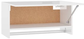 Roupeiro 70x32,5x35 cm derivados de madeira branco brilhante