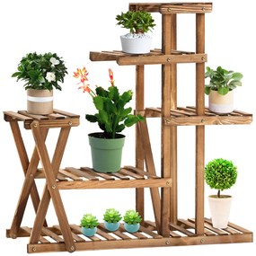 Suporte para Plantas Estante para Plantas de Madeira Estante para Flor