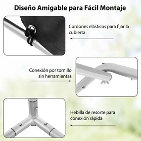 Cobertura exterior para bicicletas, ferramentas com porta de enrolar com fecho de correr 160 x 218 x 164 cm Cinzento