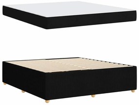 Estrutura da Cama Outros Preto 180 x 200 cm tecido