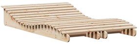 Espreguiçadeiras 2 pcs 205x60x31,5 cm madeira de pinho maciça
