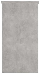 Secretária 80x40x75 cm derivados de madeira cinzento cimento