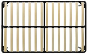 Estrutura de cama 120x200 cm metal preto