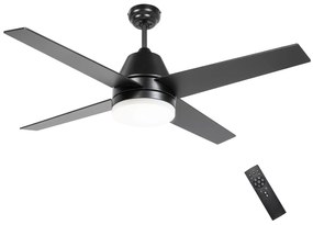 HOMCOM Ventoinha de Teto com Luz 46W Ø129 cm Motor DC Ventoinha de Tet