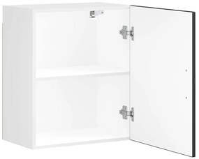 Armários parede cozinha 2 pcs Porto madeira engenheirada preto