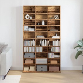 Gabinete para CDs - Madeira Velha - 101x23x177,5 cm - Madeira Engenhei