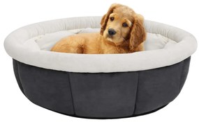 vidaXL Cama para cães 59x59x24 cm cinzento