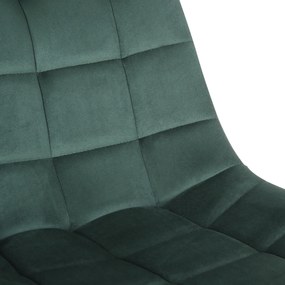 Cadeira de Escritório Medford Velvet Verde
