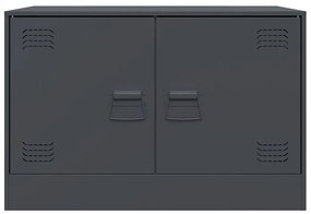 Móveis de TV 2 pcs 67x39x44 cm aço antracite