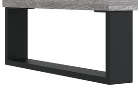 Mesa de cabeceira 40x35x50 cm derivados de madeira cinza sonoma