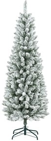 Árvore de Natal 180 cm Árvore de Natal Artificial Coberta de Neve com