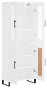 Armário alto 69,5x34x180 cm derivados de madeira branco