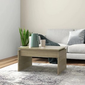 Mesa de centro 68x50x38 cm derivados de madeira carvalho sonoma
