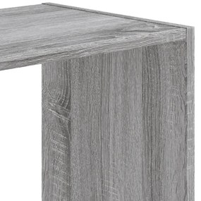 Estante 102x32x108 cm derivados de madeira cinzento sonoma