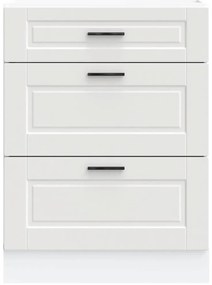 Armário base de cozinha Porto derivados de madeira branco