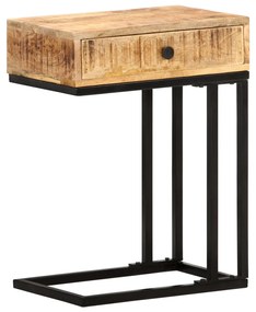 vidaXL Mesa de apoio formato em U 45x30x61 cm mangueira maciça