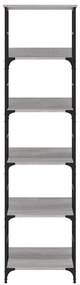 Estante 50x33x188,5 cm derivados de madeira cinzento sonoma