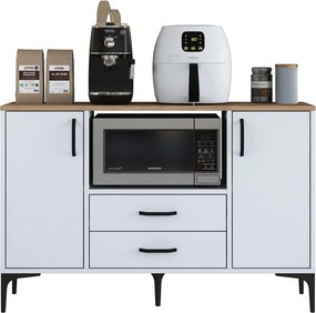 Mobiliário "JE174" - Design Moderno - Wallnut
White