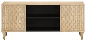 Móvel de TV 105x33x46 cm madeira de mangueira maciça