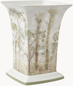 Jarra quadrada em porcelana Tall Trees, Alt 16 cm