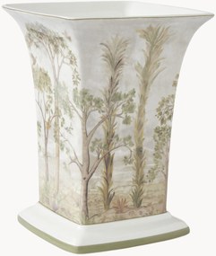 Jarra quadrada em porcelana Tall Trees
