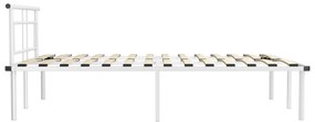 Estrutura de cama metal 160x200 cm branco