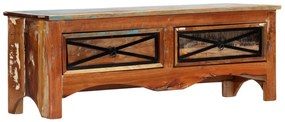 vidaXL Móvel de TV 120x30x40 cm madeira recuperada maciça