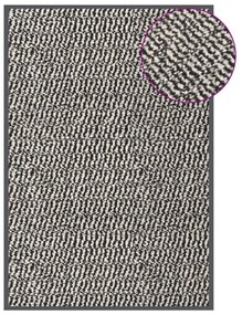 vidaXL Tapete de entrada tufado 60x90 cm castanho-claro