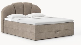 Cama boxspring com espaço de arrumação Romia