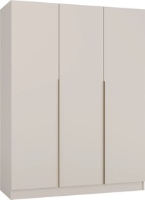 Roupeiro Mandeville 309, Caxemira, 200x150x57cm, 143.1 kg, Portas de roupeiro: Com dobradiças