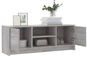 Móvel de TV 102x30x37,5 cm derivados de madeira cinzento sonoma