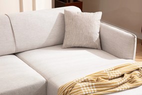 Sofá de Canto Belissimo – Off White – 270 x 140 cm