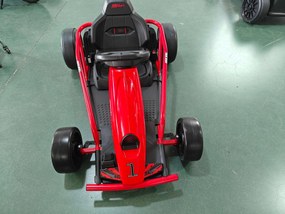 HOMCOM Go-Kart Elétrico 24 V para Crianças Até 13 km/h, Gokart com Função Drift, Drift-Kart com 2 Motores para 8–12 anos Vermelho | Aosom Portugal