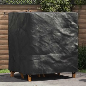 vidaXL Capa para móveis de exterior Preto 116 x 100 x 120 cm 210D