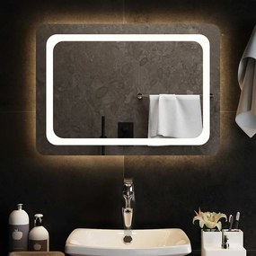vidaXL Espelho de casa de banho com luzes LED 70x50 cm